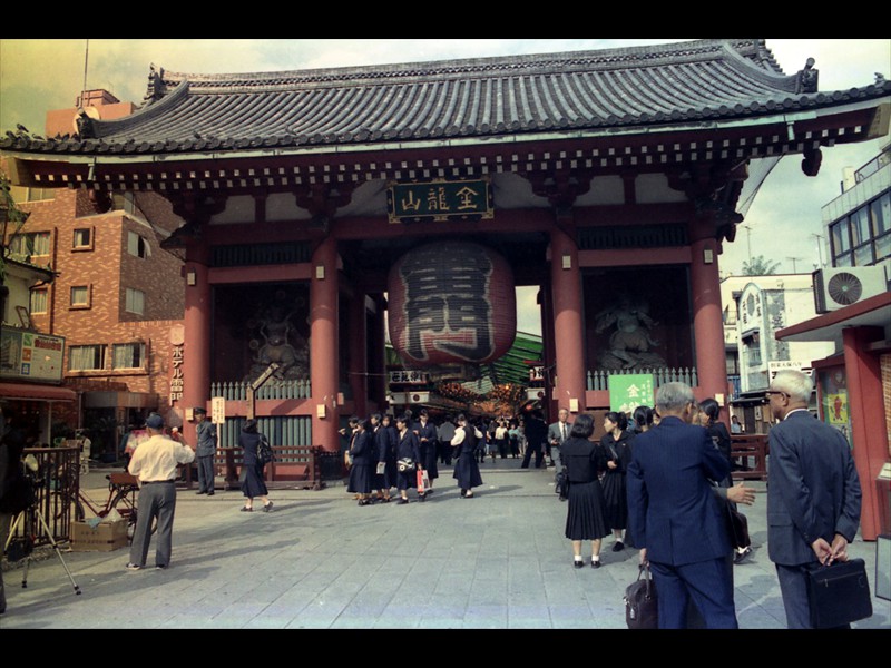 L'ingresso al distretto Asakusa situato a nord-est di Tokyo