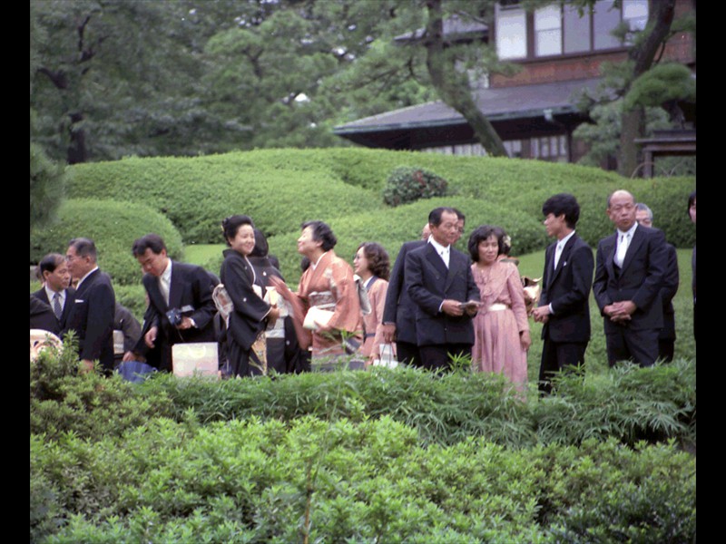 Un matrimonio all'Happoen garden