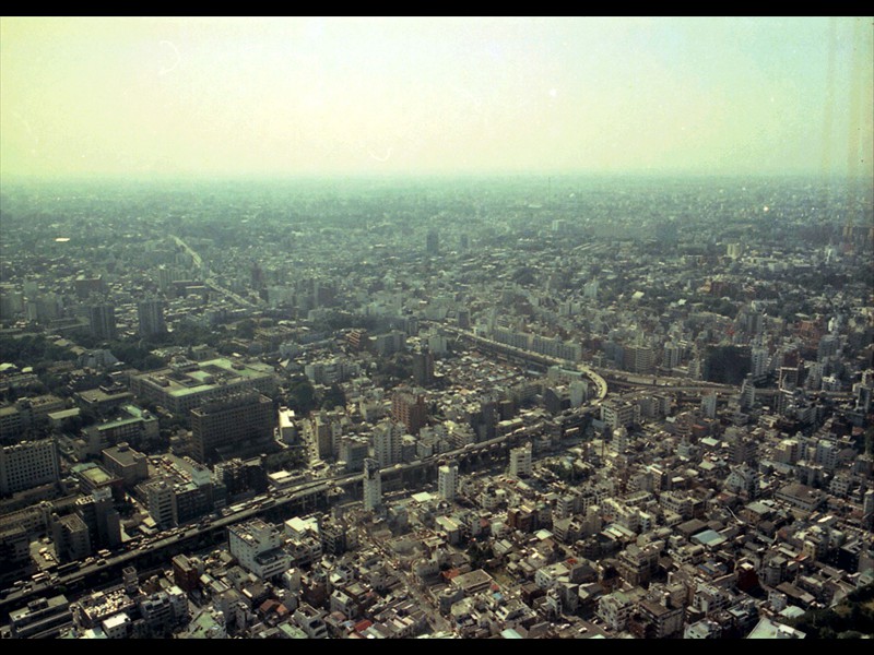 La sopraelevata che attraversa la città