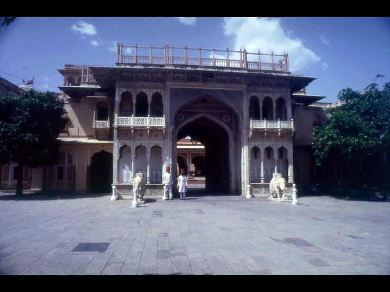 Ingresso del museo all’interno del City Palace